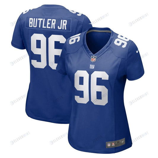 Vernon Butler Jr. 96 New York Giants Women Team Game Jersey - Royal