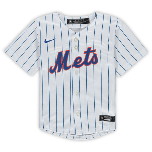 Youth Francisco Lindor Nike Mets Replica Jersey - White