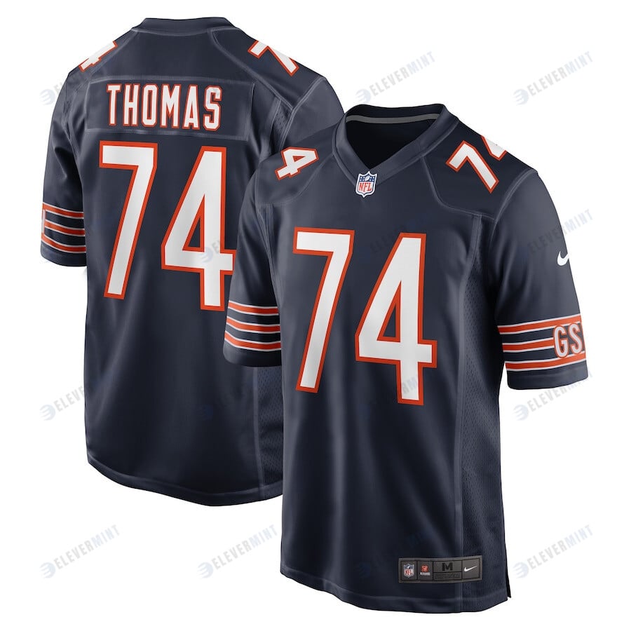 Zachary Thomas Chicago Bears Game Player Jersey - Navy