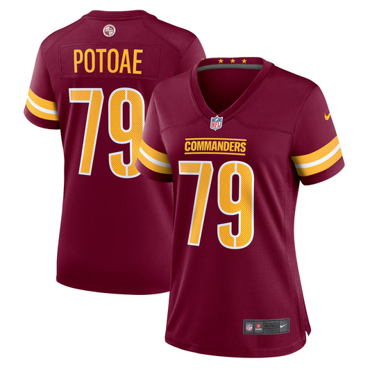 Benning Potoa'e Washington Commanders Nike Women's Home Game Player Jersey - Burgundy