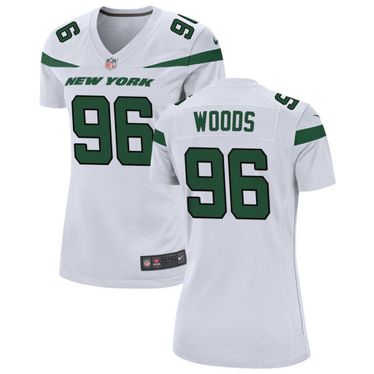 Al Woods New York Jets Nike Women's Game Jersey - White