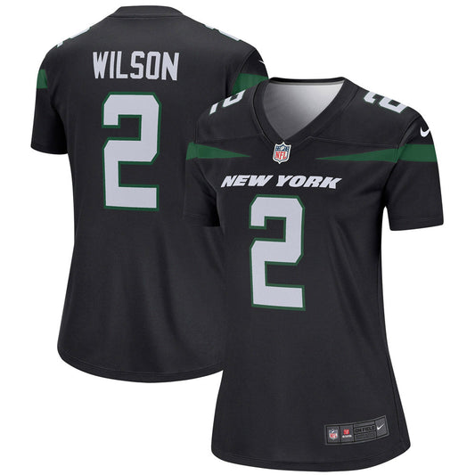 Women's New York Jets Zach Wilson Legend Jersey Black