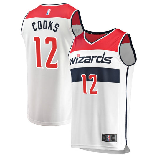 Xavier Cooks Washington Wizards Fanatics Branded Fast Break Replica Jersey - Association Edition - White