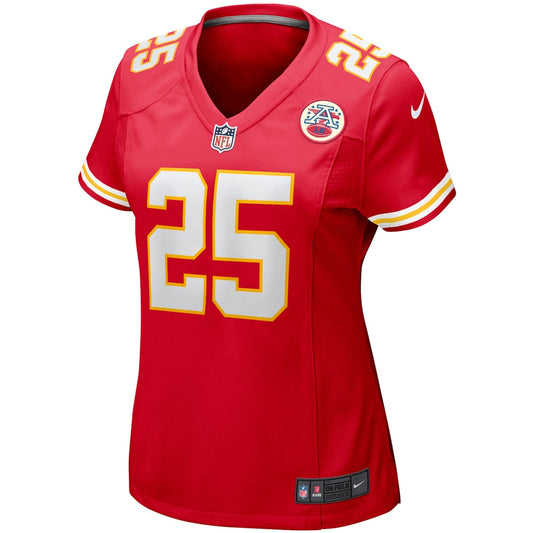 Women's Clyde Edwards-Helaire Nike Chiefs Game Player Jersey - Red