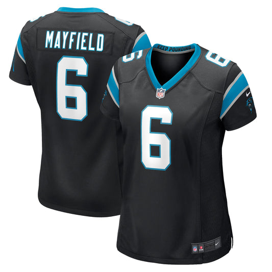 Baker Mayfield Carolina Panthers Nike Women's Home Player Game Jersey - Black