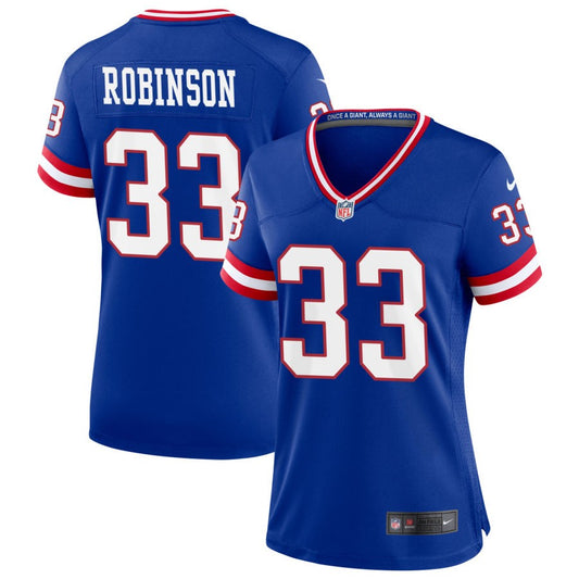 Aaron Robinson New York Giants Nike Women's Classic Game Jersey - Royal