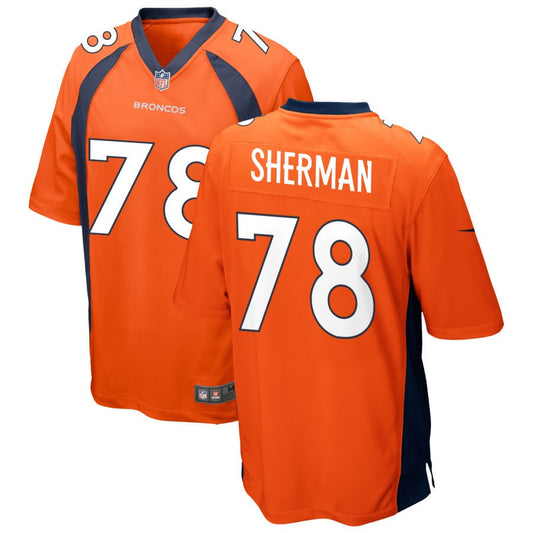 Will Sherman Denver Broncos Nike Game Jersey - Orange