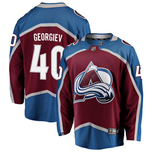 Alexandar Georgiev Colorado Avalanche Fanatics Branded Home 2022 Stanley Cup Champions Breakaway Jersey - Burgundy