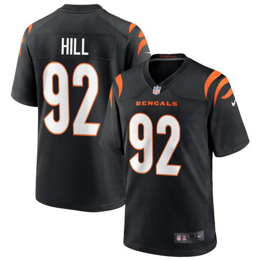 B.J. Hill Cincinnati Bengals Nike Youth Logo Game Jersey - Black