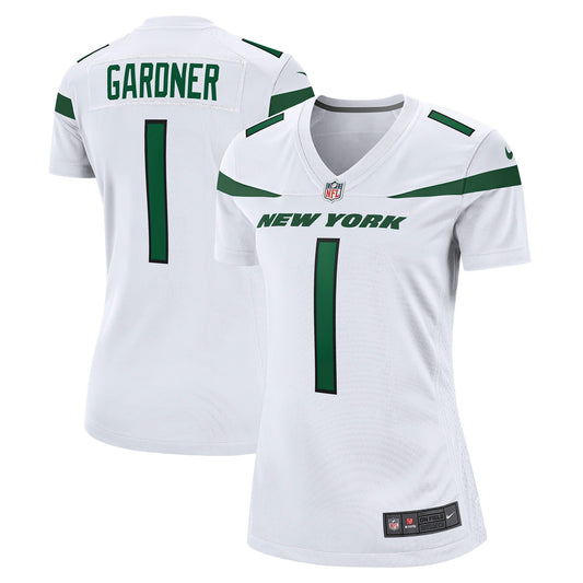 Ahmad Sauce Gardner New York Jets Nike Women's Game Jersey - White