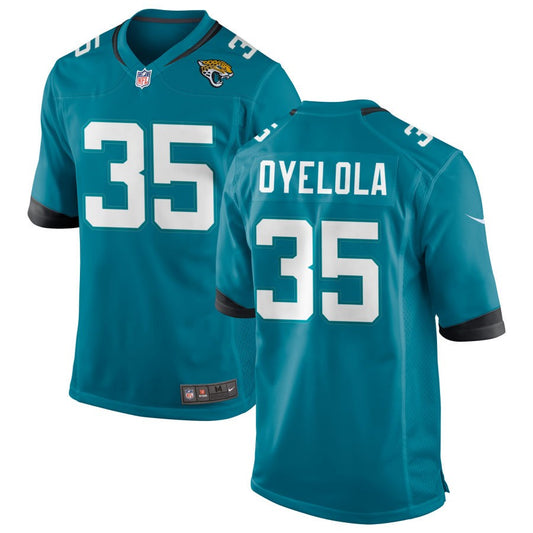 Ayo Oyelola Jacksonville Jaguars Nike Alternate Game Jersey - Teal