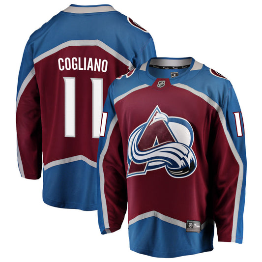 Andrew Cogliano Colorado Avalanche Fanatics Branded Home Breakaway Jersey - Maroon