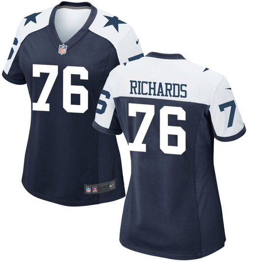 Asim Richards Dallas Cowboys Nike Women's Alternate Game Jersey - Navy