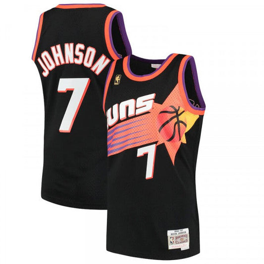 Youth Phoenix Suns Kevin Johnson Mitchell & Ness Black 1996-97 Hardwood Classics Swingman Jersey