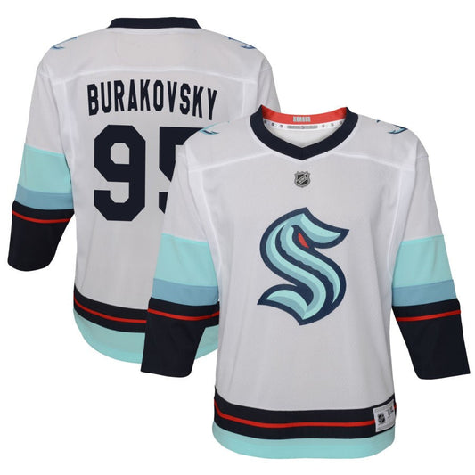 Andre Burakovsky Seattle Kraken Toddler Away Replica Jersey - White