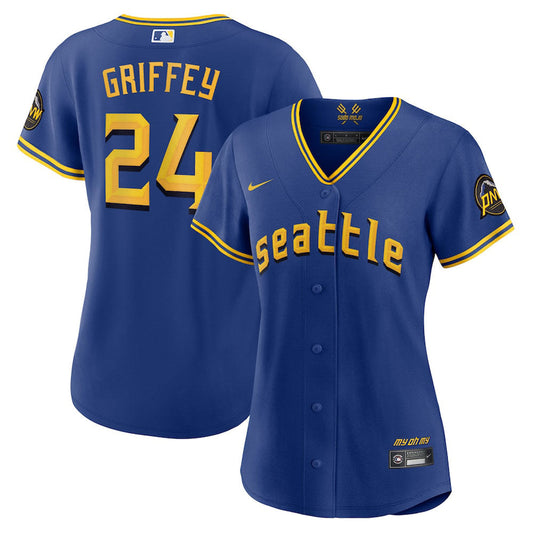 Women's Seattle Mariners Ken Griffey Jr. 2023 City Connect Replica Jersey - Royal