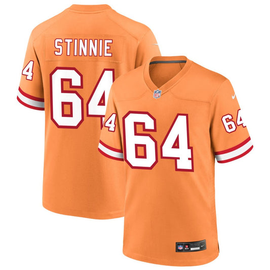 Aaron Stinnie Tampa Bay Buccaneers Nike Throwback Game Jersey - Orange