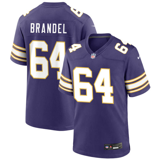 Blake Brandel Minnesota Vikings Nike Classic Game Jersey - Purple