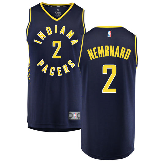 Andrew Nembhard Indiana Pacers Fanatics Branded Fast Break Replica Jersey Navy - Icon Edition