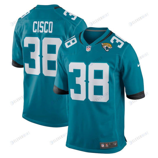 Andre Cisco 38 Jacksonville Jaguars Men's Game Jersey - Teal