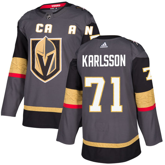 William Karlsson Vegas Golden Knights adidas Alternate Authentic Jersey - Gray