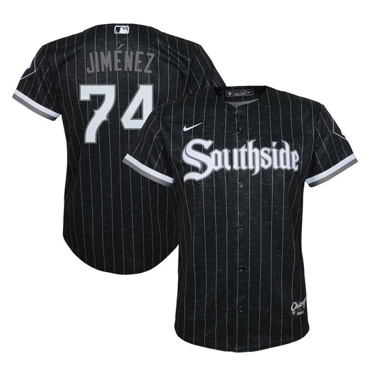 Youth Chicago White Sox Eloy Jimenez City Connect Replica Jersey - Black